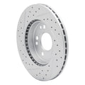 DFC 84-95 Mercedes-Benz 300CE Front Right Drilled & Slotted Geoperformance Rotor