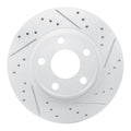 R1 97-08 Audi S8 Front Right/Rear Right Drilled & Slotted Geoperformance Rotor