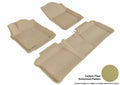 3D MAXpider 2013-2018 Toyota Avalon Kagu 1st & 2nd Row Floormats - Tan