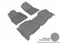 3D KAGU FLOOR MAT 2 ROW SET GRAY