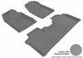 3D KAGU FLOOR MAT 2 ROW SET GRAY
