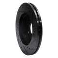 R1 04-10 Chevrolet Optra (USA/Canada) Front Left Drilled & Slotted Black Brake Rotor