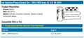 MAHLE Original Acura Cl 03-01 Plenum Chamber