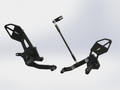 Vortex Racing 15-17 Yamaha FZ-07,18-24 Yamaha MT-07 Rear Set- Black