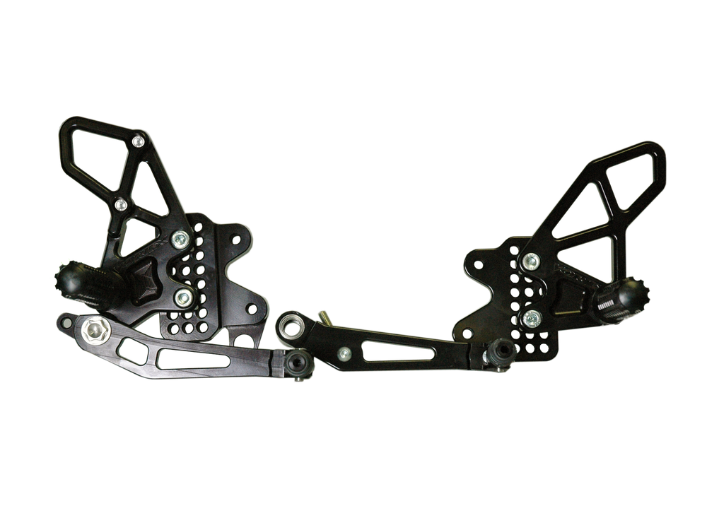 Vortex Racing 09-16 Suzuki GSX-R1000 Rear Set- Black