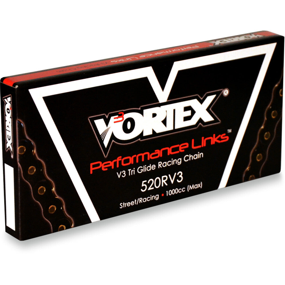Vortex Racing V3 2.0 Chain 520RX3-160- Black