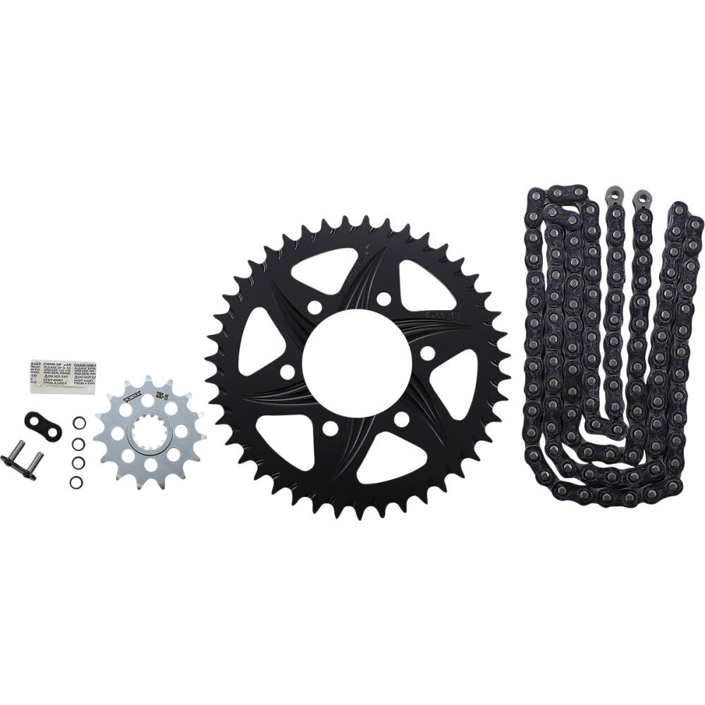 Vortex Racing V3 2.0 Chain and Sprocket Kit 3283-15,452AK-43,520RX3-112- Black