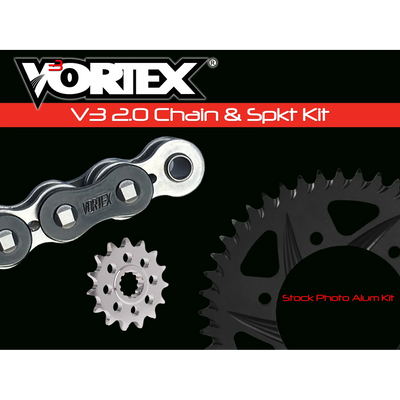 Vortex Racing V3 2.0 Chain and Sprocket Kit 3289-15,435K-45,520RX3-114- Black