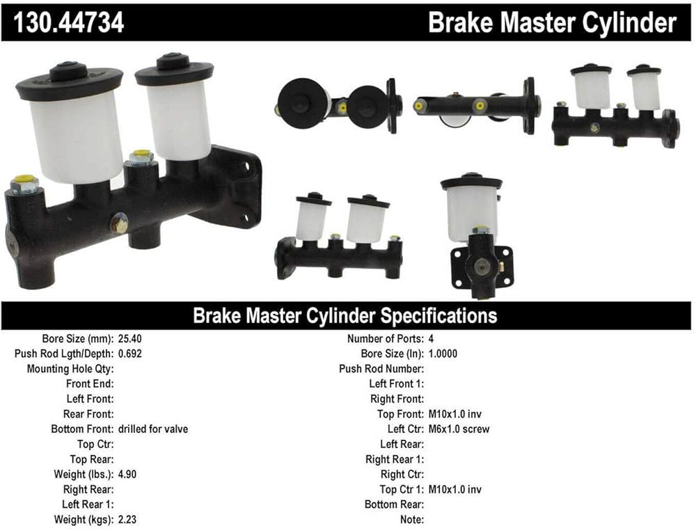 Premium Brake Master Cylinder