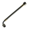 Fragola -8AN Hose Assembly Straight x 90 Degree Steel Nut 72in