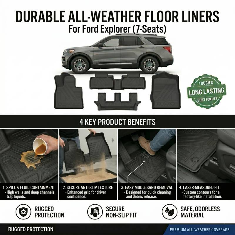 BLACK HORSE floor liners