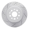 R1 17-26 Acura Rdx Rear Left Drilled & Slotted Geoperformance Rotor