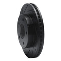 R1 83-96 Buick Riviera Front Left Drilled & Slotted Black Brake Rotor