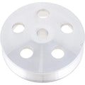 Serpentine Pulley - Polished Aluminum