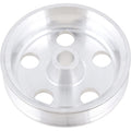 Serpentine Pulley - Polished Aluminum