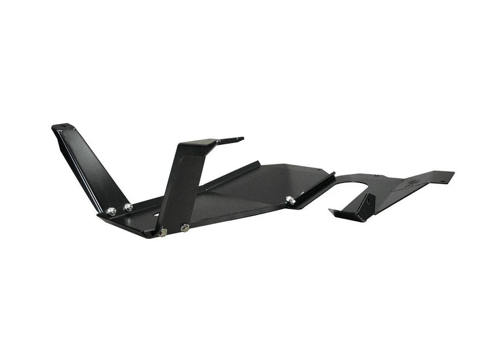 Jeep JL 3.6L Protek Exhaust Loop Skid 18-Present Wrangler JL Black EVO Manufacturing