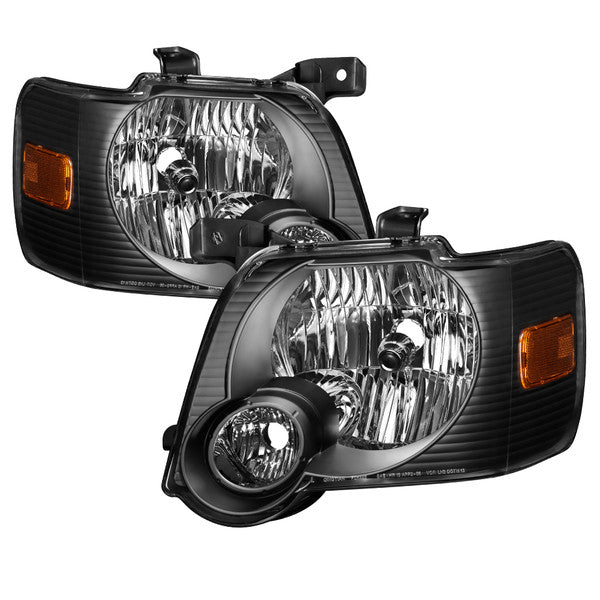 xTune 06-10 Ford Explorer OEM Style Headlights - Black (HD-JH-FEXP06-AM-BK)