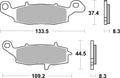 AM - BRAKE PAD MOTORCYCLE
