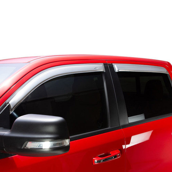 ~(15 lbs. 47X12X1)~ WINDOW CHROME VENTVISOR - 4PC - FORD