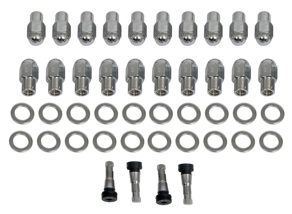 Race Star 14mmx2.0 Lightning Truck Closed End Deluxe Lug Kit - 20 PK
