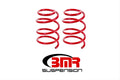BMR 05-14 S197 Mustang GT Front Handling Version Lowering Springs - Red