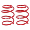 BMR 05-14 S197 Mustang GT Front Handling Version Lowering Springs - Red