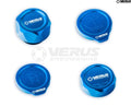 Verus Engine Bay Cap Kit FHS Oil Cap Anodized Black - FRS/BRZ/GT86