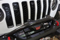 Rock Hard 4x4 Winch Guard with Light Mounts for 2018 Wrangler JL and Gladiator Steel Front Bumper [RH-90204]