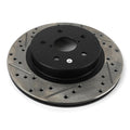StopTech 16-17 Subaru WRX (w/Eyesight Technology) Sport Slotted & Drilled Rear Right Rotor