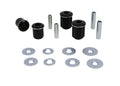 Control arm - lower inner bushing 4 Bushings 4 Tubes 8 Washers Install Guide Grease