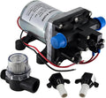 REVOLUTION 12 VDC FRESH WATER PUMP 12 VDC 3 GPM 55 PSI 1/2IN NPSMMALE PORTS BYPASS