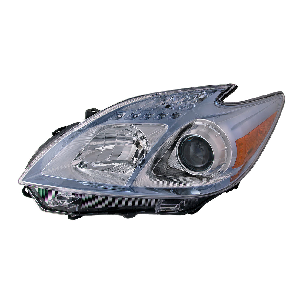 LH HEADLAMP LENS/HOUSING; HALOGEN; PRIUS 1011