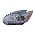 LH HEADLAMP LENS/HOUSING; HALOGEN; PRIUS 1011