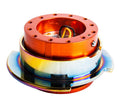 NRG Quick Release Kit Gen 2.5 - Orange Body / Titanium Chrome Ring