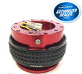 NRG Quick Release Kit - Pyramid Edition - Red Body / Black Pyramid Ring