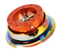 NRG Quick Release Kit Gen 2.8 - Orange Body / Titanium Chrome Ring