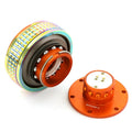 NRG Quick Release Kit - Pyramid Edition - Orange Body / Neochrome Pyramid Ring