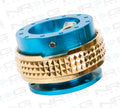 NRG Quick Release Kit - Pyramid Edition - Blue Body / Chrome Gold Pyramid Ring