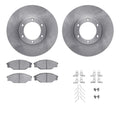 R1 Concepts Brake Rotor- Blank with Optimum Oe Pads Hdw
