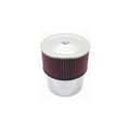 K&N 7-5/16in Flange 10in Height Velocity Stack Assembly - Red