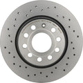 Brembo 11-15 Volkswagen Jetta Front Premium Xtra Cross Drilled UV Coated Rotor