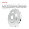 DFC 99-23 Porsche 911 Right Front Drilled Hi-Carbon Alloy Geomet Coated Rotor