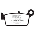 EBC 96-04 Honda XR 400 R Rear Left/Right EPFA Sintered HH Brake Pads