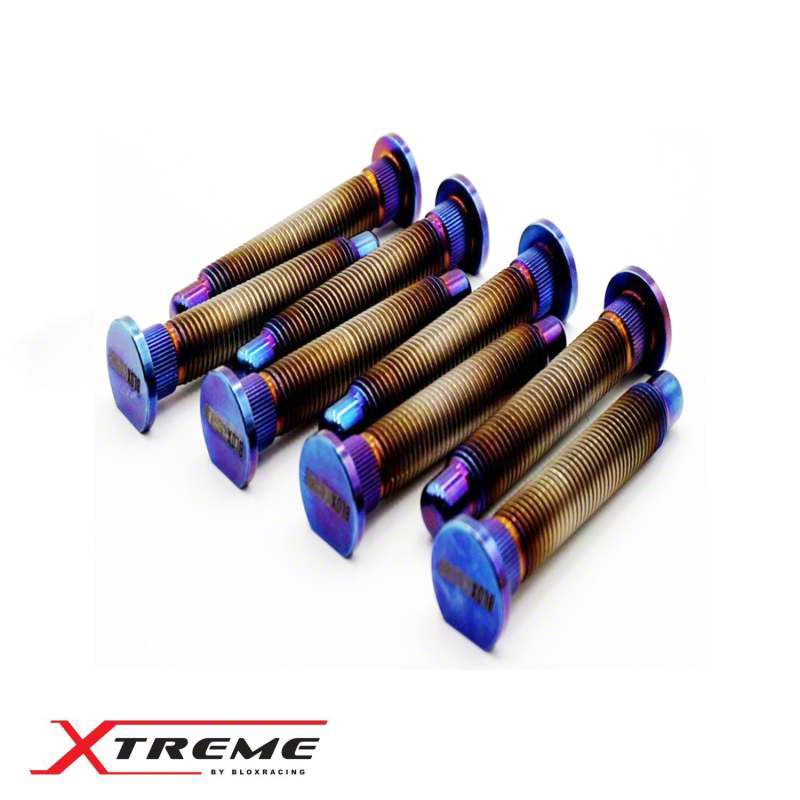 BLOX Racing Honda Xtreme Titanium Wheel Studs 12 x 1.50mm - Set of 8