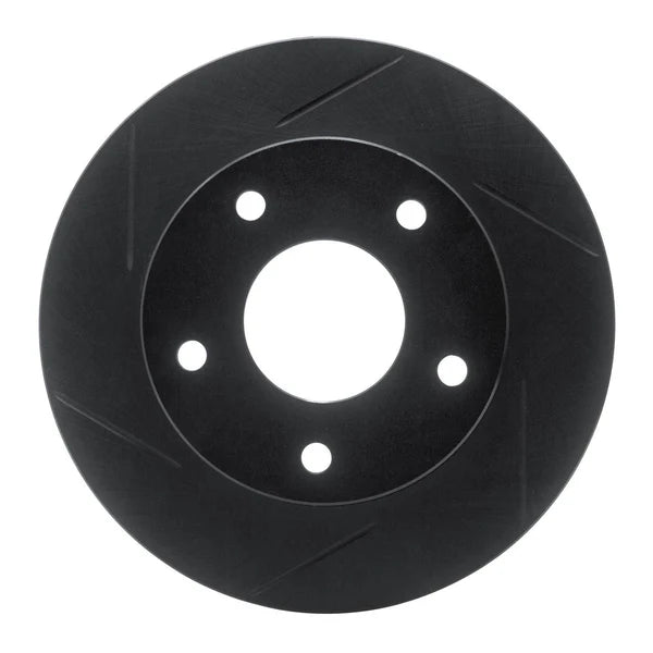 R1 82-88 Chevrolet Camaro Rear Left Slotted Black Brake Rotor