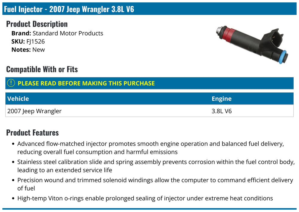 STANDARD IGN auto part