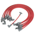 Super Conductor Spark Plug Wire Set Chevy Truck 305-350 '85-On For Use On Chevy Trucks 305-350, '85-On, Red Jacket MSD Ignition