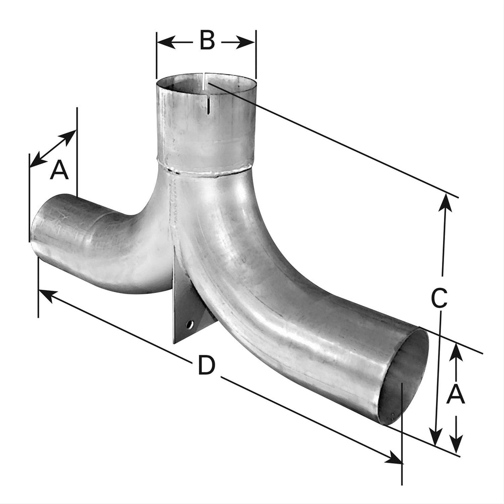 SPLITTER T ADAPTER PIPE