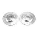 Power Stop 15-18 Mercedes-Benz C300 Rear Evolution Drilled & Slotted Rotors - Pair