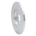 DFC 01-03 Volkswagen EuroVan Rear Right Drilled & Slotted Silver Brake Rotor
